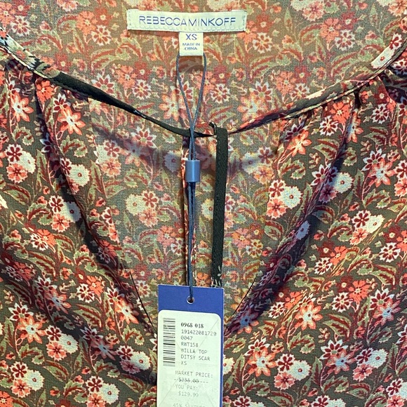 NWT Rebecca Minkoff Blouse XS - Picture 3 of 4